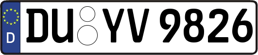 DU-YV9826