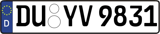 DU-YV9831