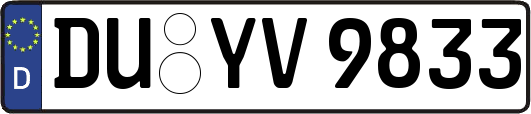 DU-YV9833