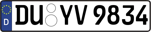 DU-YV9834
