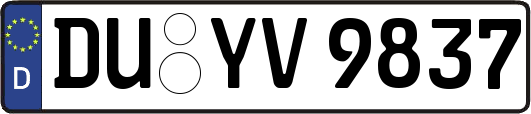 DU-YV9837