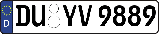 DU-YV9889