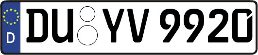 DU-YV9920