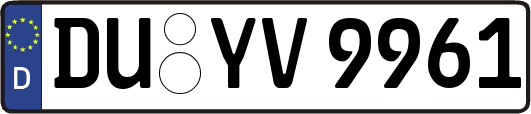 DU-YV9961
