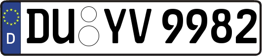 DU-YV9982