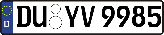 DU-YV9985
