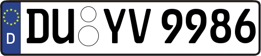 DU-YV9986