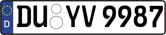 DU-YV9987
