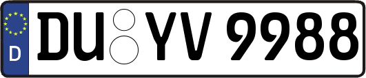 DU-YV9988