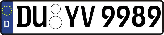 DU-YV9989