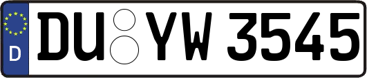 DU-YW3545