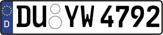 DU-YW4792