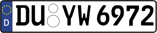 DU-YW6972