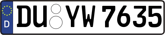 DU-YW7635