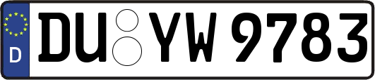 DU-YW9783