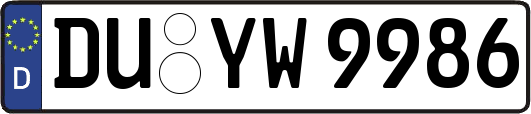DU-YW9986