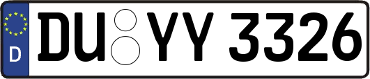 DU-YY3326