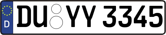 DU-YY3345