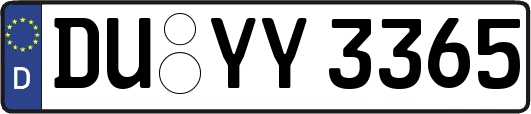DU-YY3365