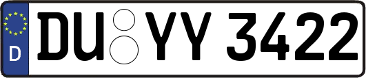 DU-YY3422