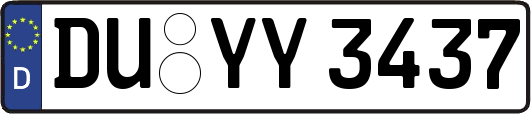 DU-YY3437