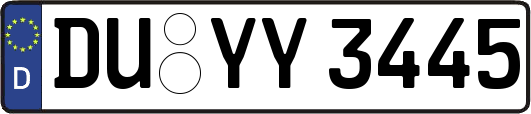 DU-YY3445