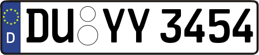DU-YY3454