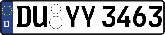DU-YY3463