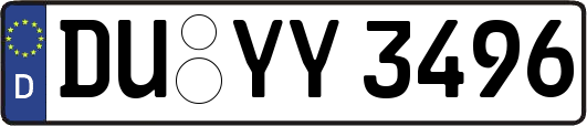 DU-YY3496