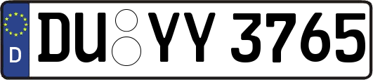 DU-YY3765