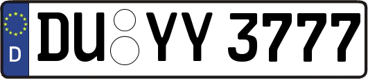 DU-YY3777