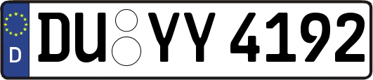 DU-YY4192