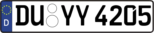 DU-YY4205