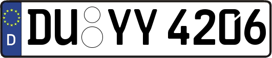 DU-YY4206