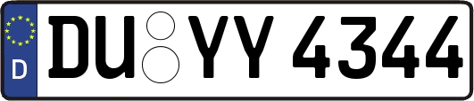 DU-YY4344