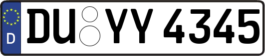 DU-YY4345