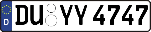 DU-YY4747