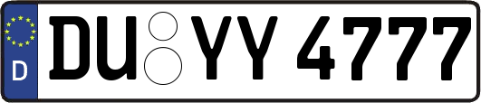 DU-YY4777