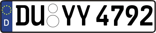 DU-YY4792