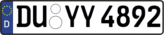 DU-YY4892