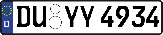 DU-YY4934