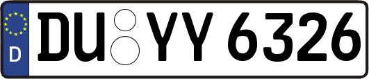 DU-YY6326
