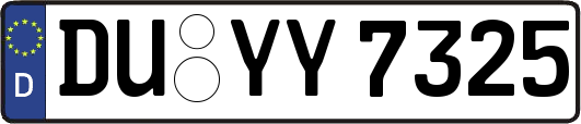 DU-YY7325