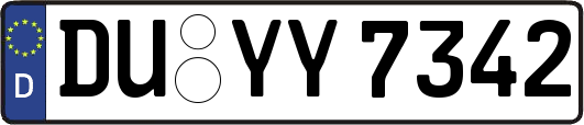 DU-YY7342
