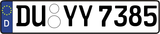 DU-YY7385