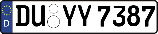 DU-YY7387