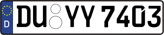 DU-YY7403