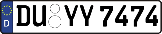 DU-YY7474
