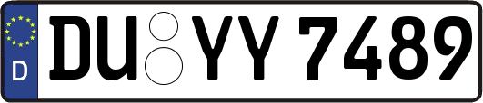 DU-YY7489