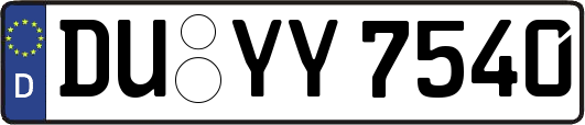 DU-YY7540
